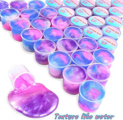 36er-Pack Einhorn-Galaxie-Schleim-Set, Partygeschenke und Geschenktütenfüller für Jungen und Mädchen