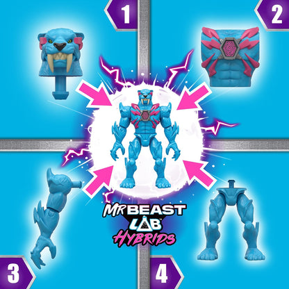 MrBeast Lab Hybrids Einzelpaket – Hyper Fusion-Serie Mischen, kombinieren und erschaffen Sie Millionen von Bestien!