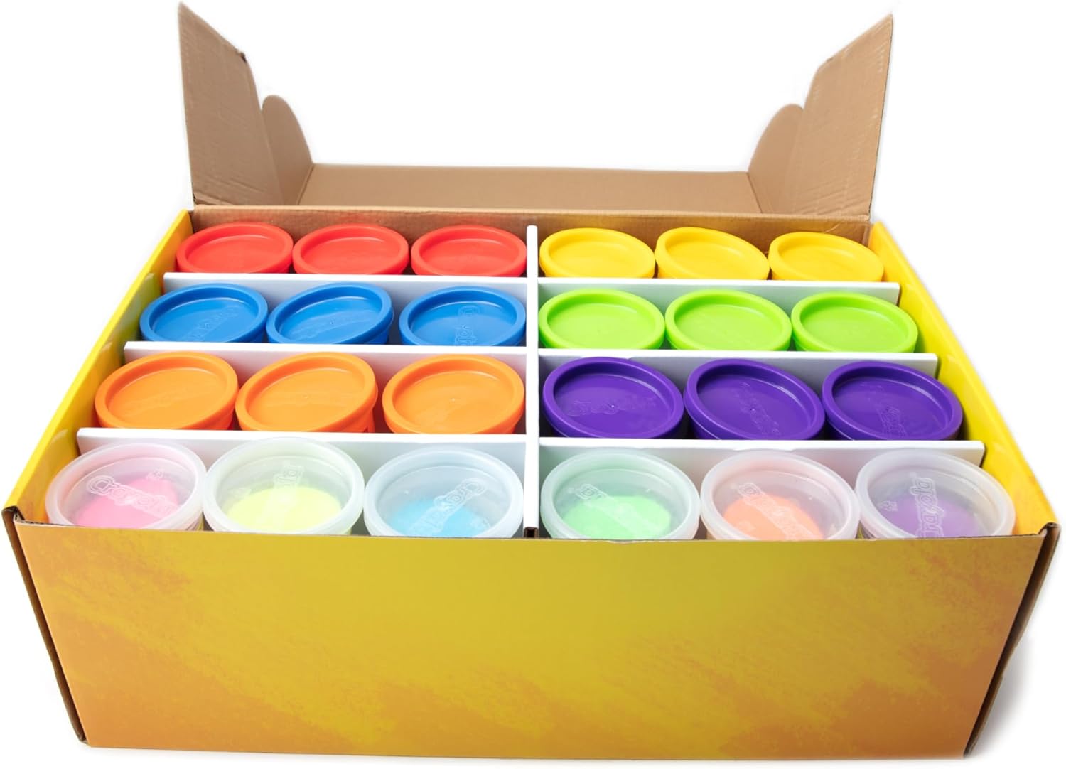 Crayola Silly Scents Spielknete, 48er-Pack, duftende und neonfarbene Modelliermasse für Kinder, ungiftiges Partygeschenk-Set für Kinder ab 3 Jahren