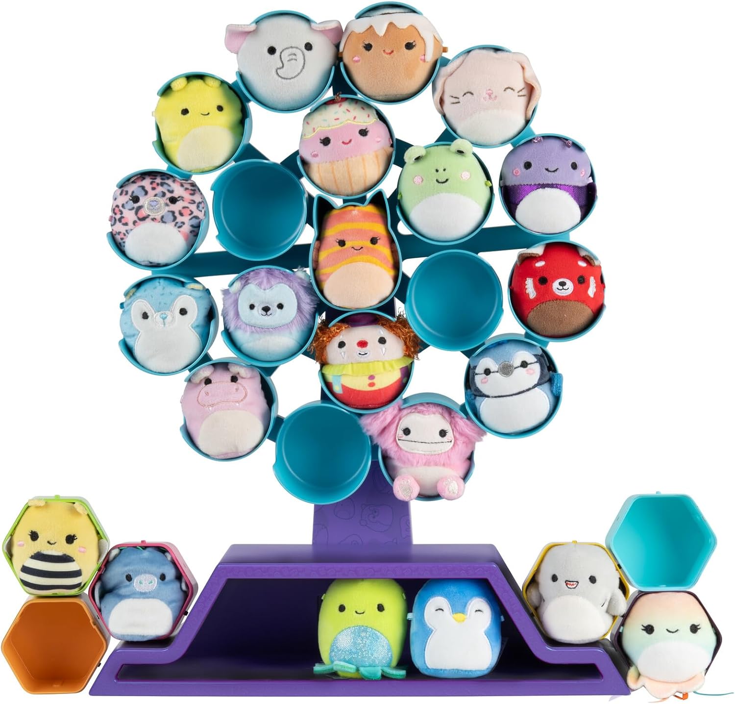 Squishmallows Micromallows Riesenrad-Display-Set – enthält 22 Micromallows. Sehr begrenzte Verfügbarkeit – nur noch 5 Sets auf Lager!