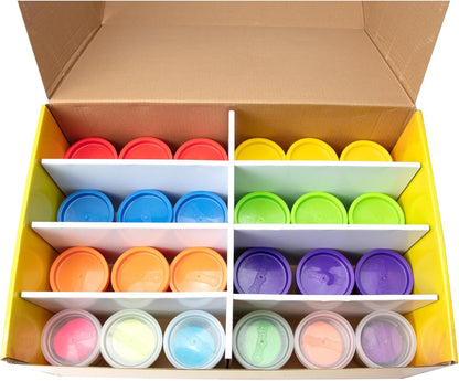 Crayola Silly Scents Spielknete, 48er-Pack, duftende und neonfarbene Modelliermasse für Kinder, ungiftiges Partygeschenk-Set für Kinder ab 3 Jahren