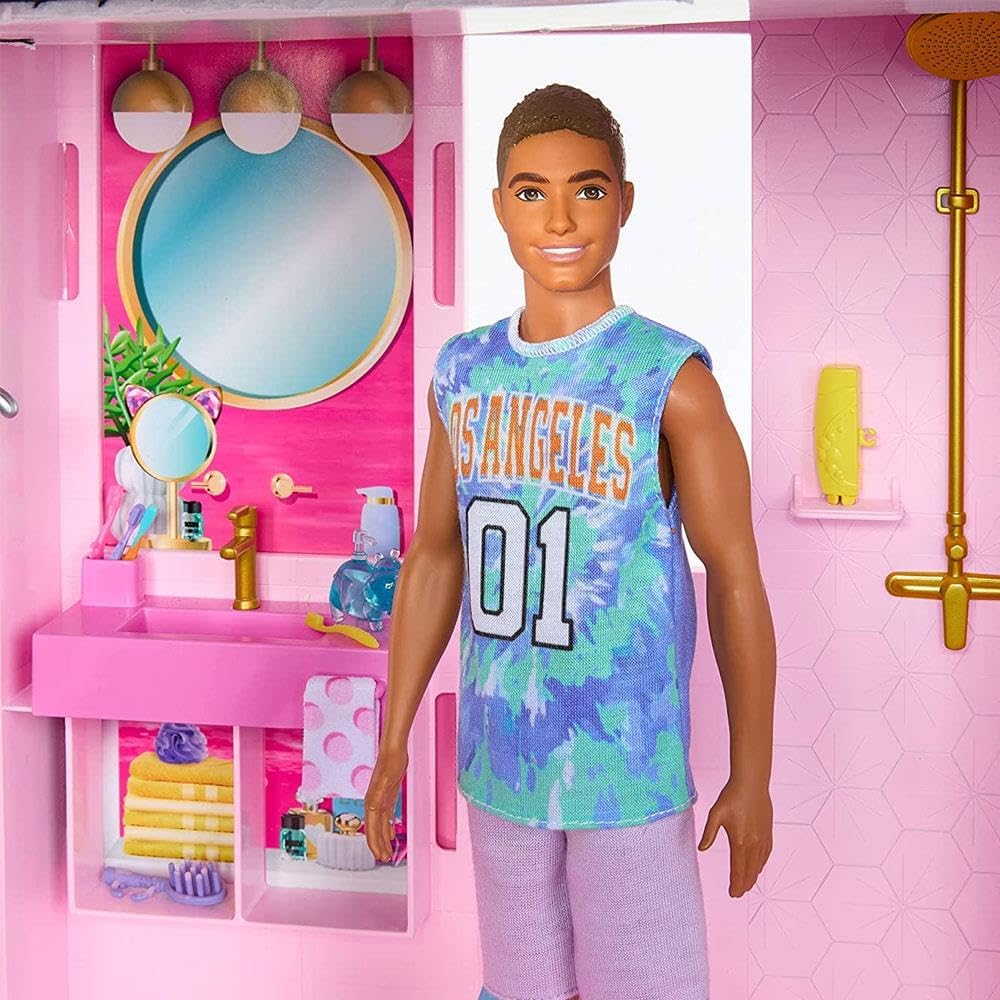 Barbie - Dream House XL - Maison de poupée Pool Party avec plus de 75 accessoires