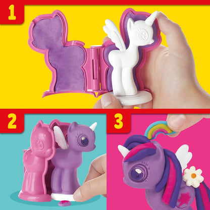 Play-Doh Make & Style Pony Set My Little Pony Giocattoli e figure Set da gioco per bambini, Arti e mestieri, dai 3 anni in su