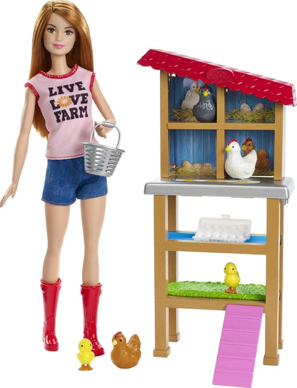 Barbie Hühnerbauernpuppe