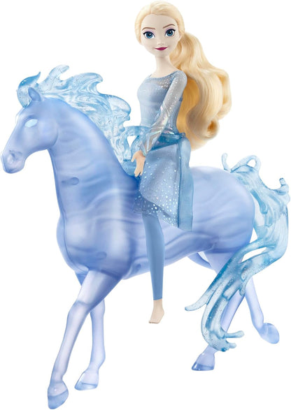 Ensemble Elsa et Water Nokk de Disney La Reine des Neiges 2 inspiré de La Reine des Neiges 2 de Disney, à partir de 3 ans