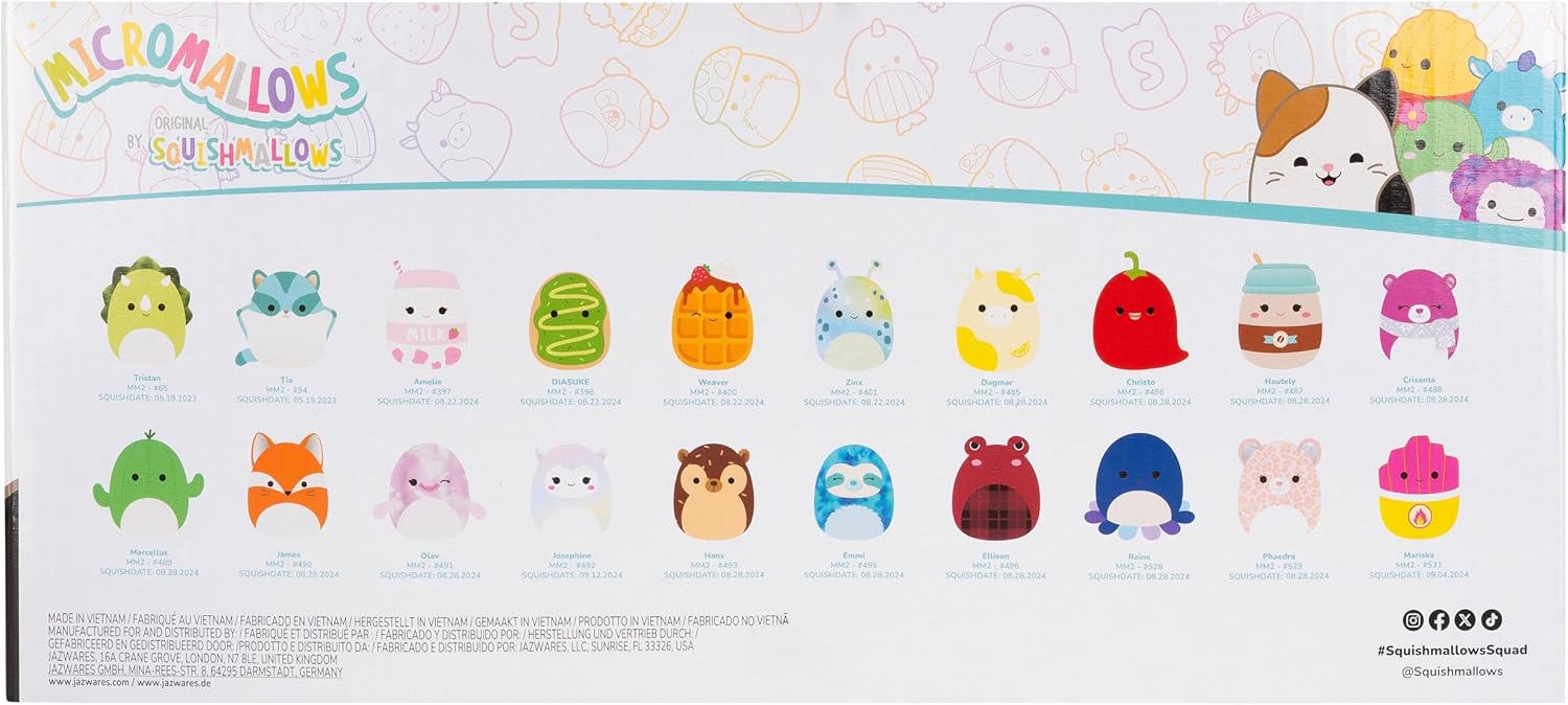 Squishmallows Micromallows 20er-Pack