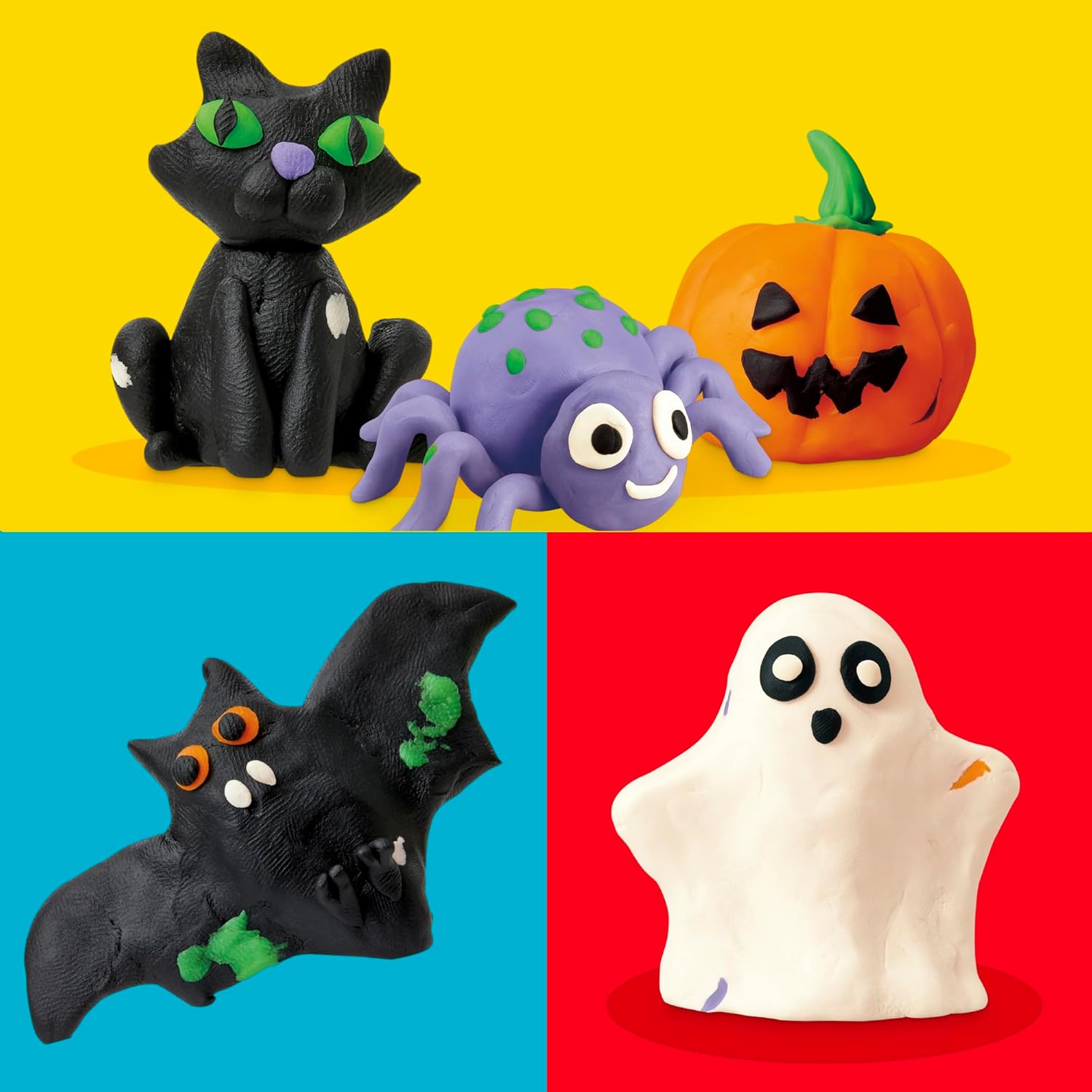 Play-Doh 30er-Pack gruselige Farben, einzeln verpackte 28-g-Sticks für Halloween, Süßes oder Saures