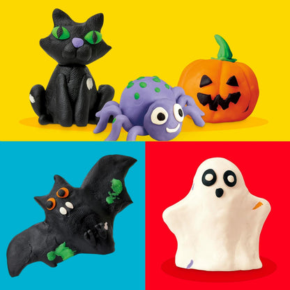 Play-Doh 30er-Pack gruselige Farben, einzeln verpackte 28-g-Sticks für Halloween, Süßes oder Saures