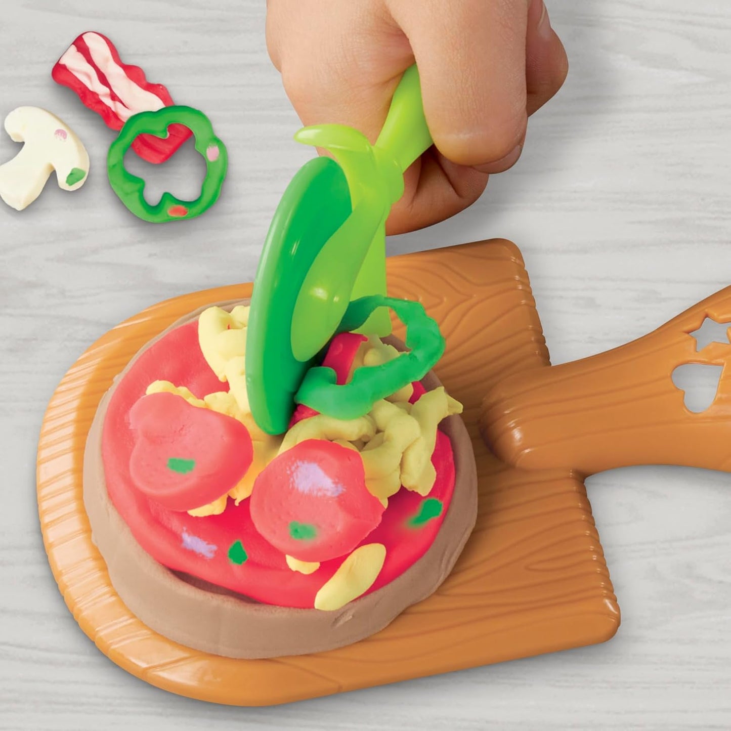 Play-Doh Kitchen Creations Pizzaofen-Spielset Rollenspiel Pizzabäcker Kinder-Kunst- und Bastelspielzeug für Kinder ab 3 Jahren