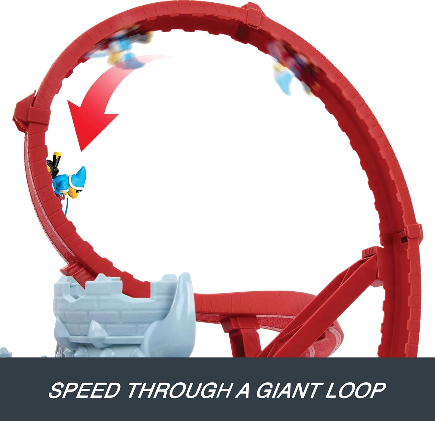 Hot Wheels Mario Kart Bowser’s Castle Track Set mit Kamek