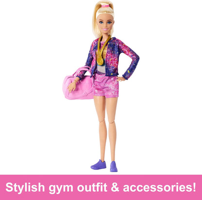 Barbie Gymnastique Poupée et Accessoires Playset