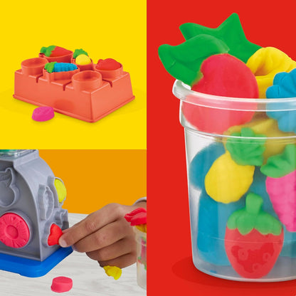 Play-Doh Swirlin‘ Smoothies Spielzeugmixer-Spielset, Kinderspielküchenset mit 5 Farben ab 3 Jahren