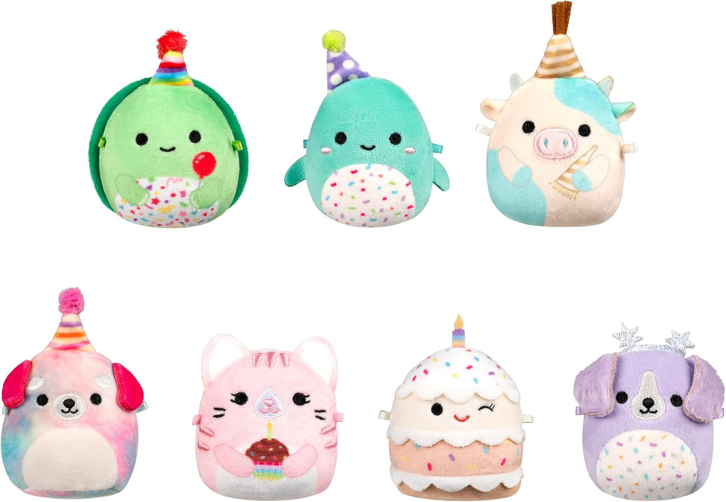 Squishmallows Micromallows Geburtstags-Countdown, 7er-Pack
