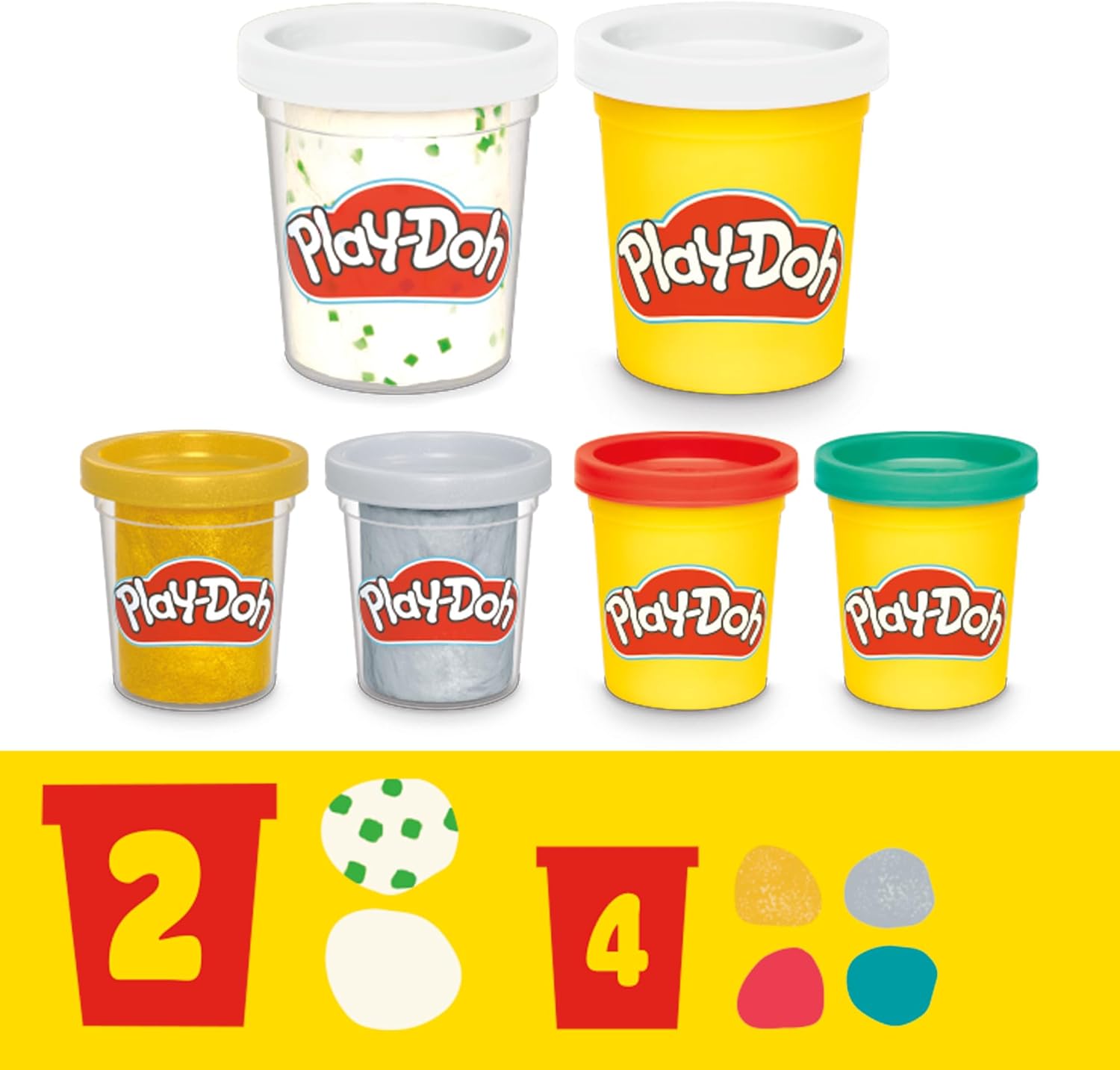 Play-Doh Drill ’n Fill Zahnarztspielzeug-Kinderspielset mit 10 Werkzeugen und 8 Dosen ab 3 Jahren