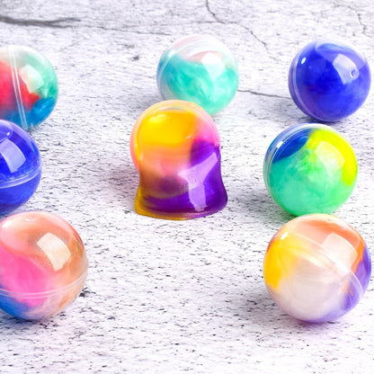 Galaxy Slime Ball Party Favors 36-Pack Bulk Slime Set Jouets sensoriels extensibles, non collants et sans dégâts pour les enfants, sûrs, non toxiques, amusants anti-stress pour les anniversaires et les salles de classe