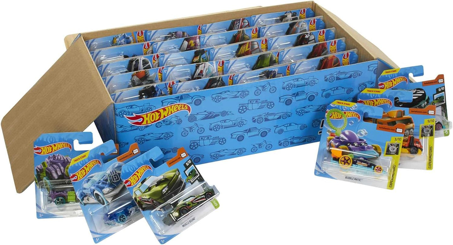 Hot Wheels 50er-Pack mit Druckgussautos, Lastwagen und Lieferwagen