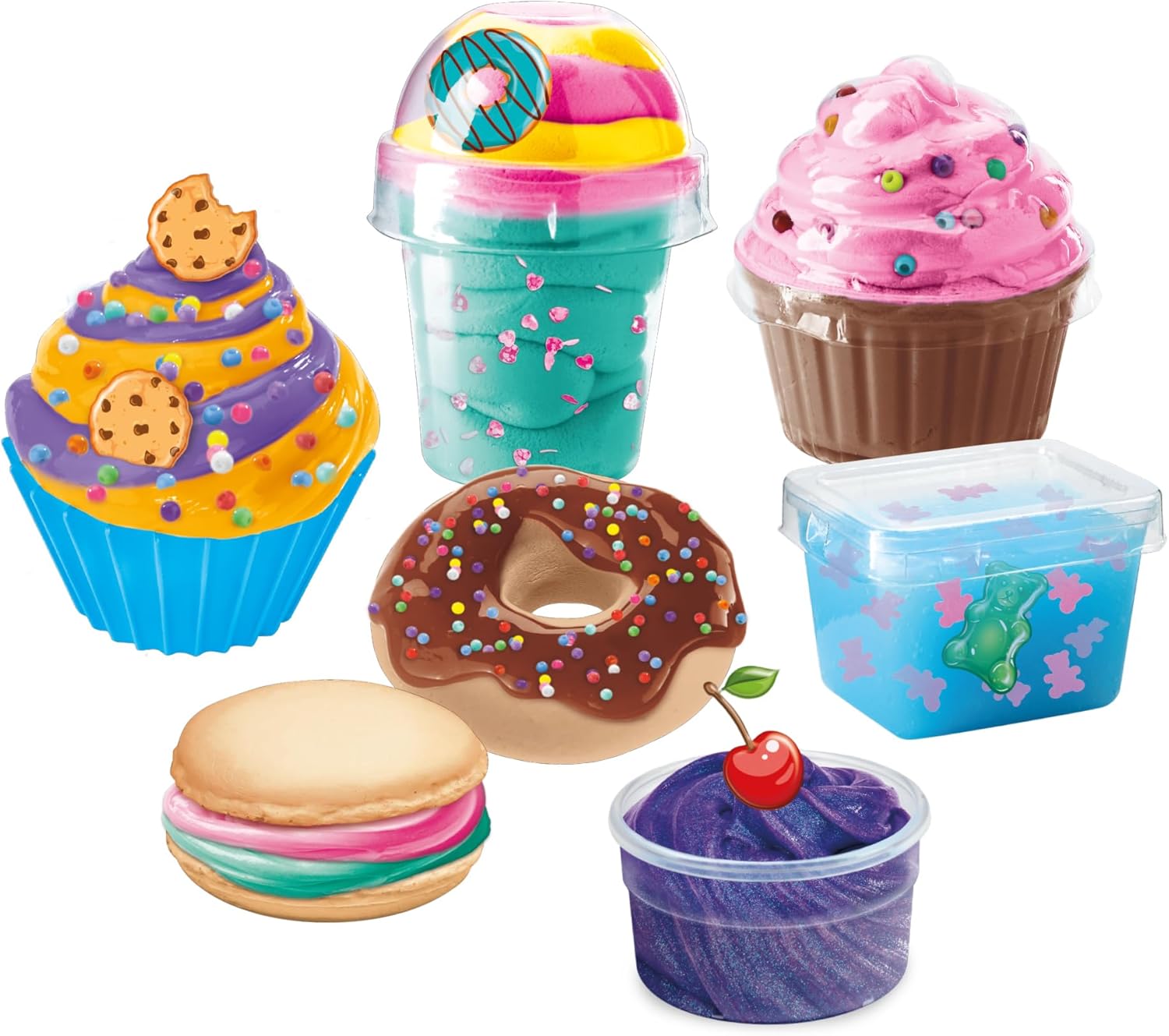 Kit de déballage de slime parfumé Cra-Z-Slimy Sweet Treats – Créez vos propres créations de slime parfumées