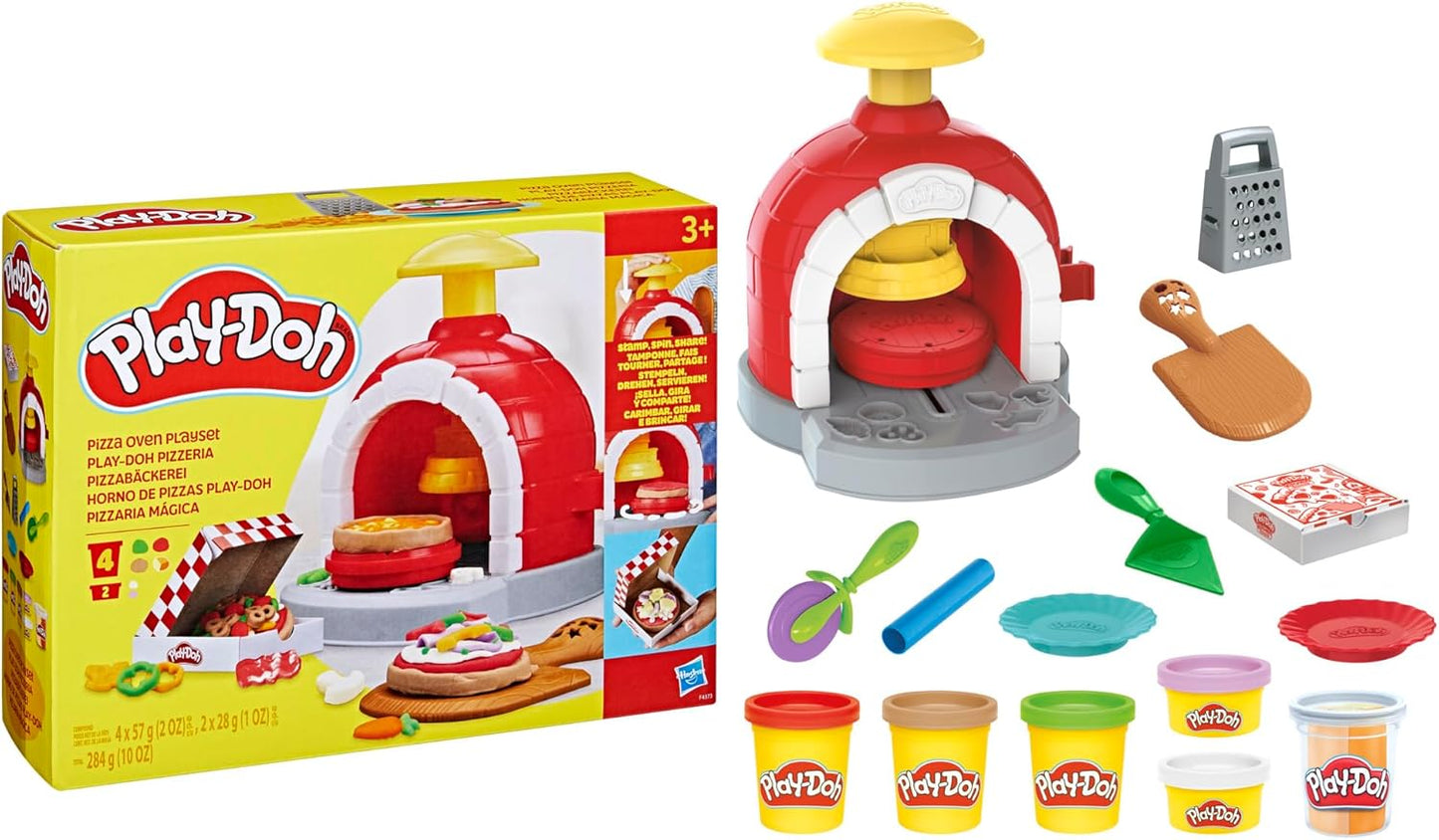 Play-Doh Kitchen Creations Pizzaofen-Spielset Rollenspiel Pizzabäcker Kinder-Kunst- und Bastelspielzeug für Kinder ab 3 Jahren