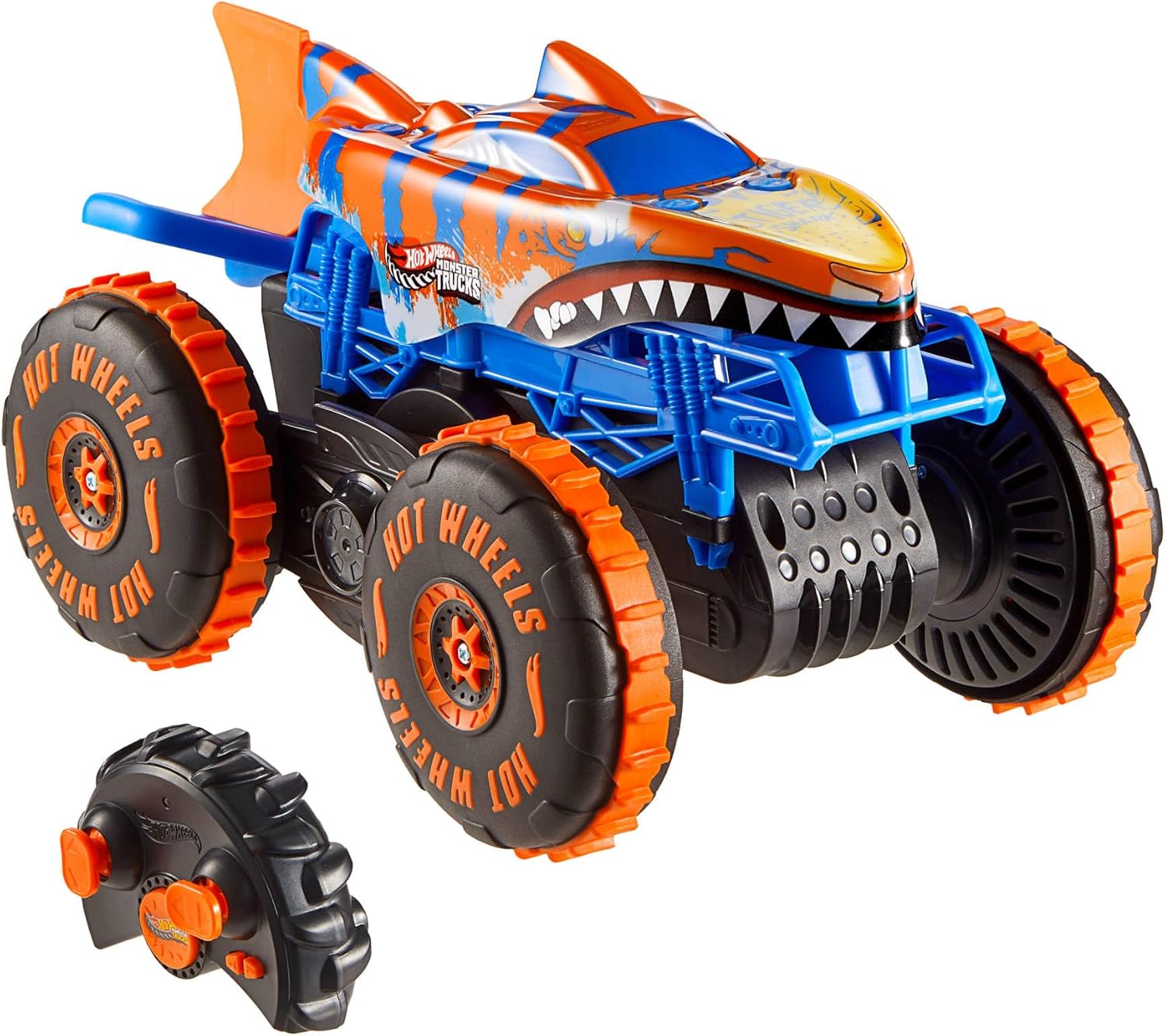 Hot Wheels Monster Trucks Tiger Shark Climber RC-Fahrzeug
