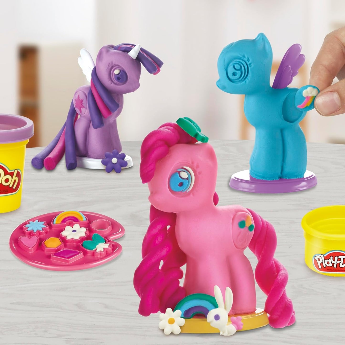 Play-Doh Make & Style Pony Set My Little Pony Giocattoli e figure Set da gioco per bambini, Arti e mestieri, dai 3 anni in su
