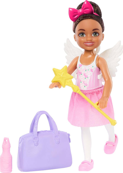 Barbie Chelsea Ballerine avec tutu rose amovible et chaussons de ballet