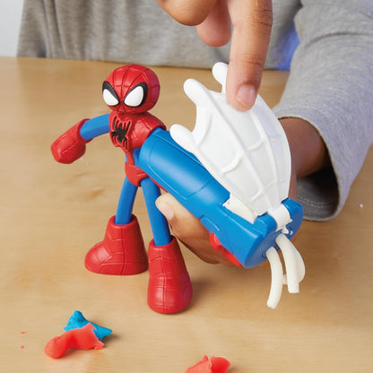 Play-Doh Marvel Hero Adventure Playset Capitan America, Pantera Nera e Spider-Man per bambini dai 4 anni in su