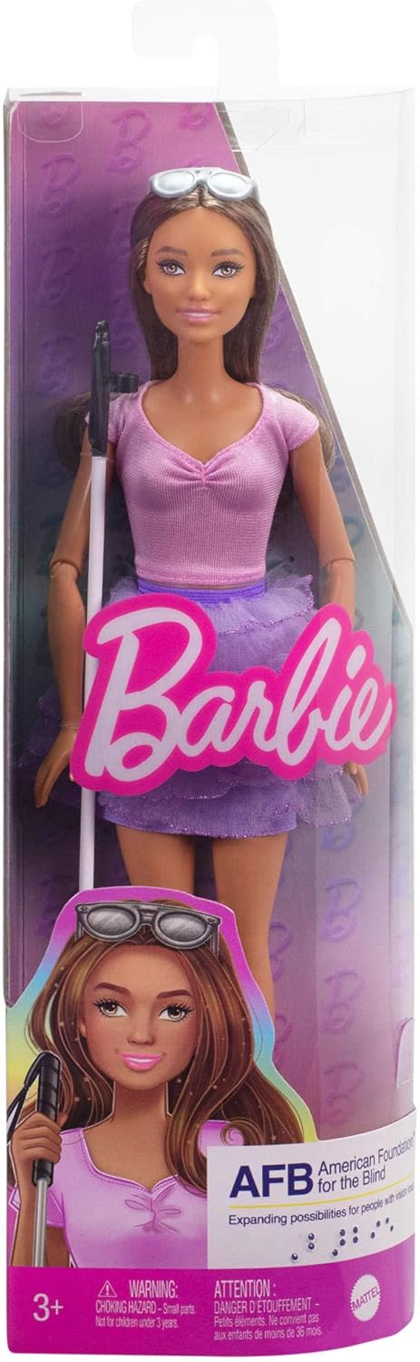 Barbie Fashionistas-Puppe, die erste blinde Barbie-Puppe überhaupt