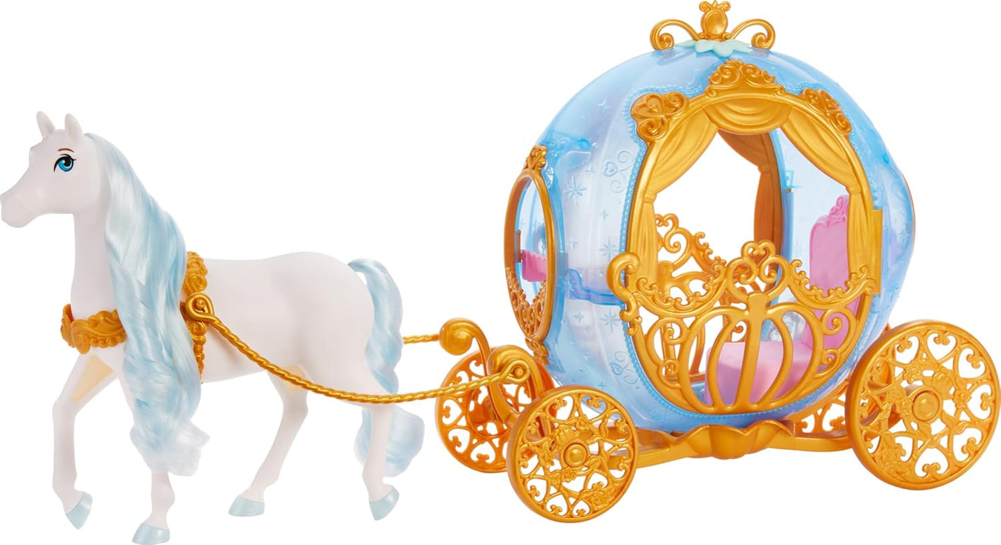 Ensemble carrosse et chevaux de la princesse Disney Cendrillon inspiré de Cendrillon de Disney, à partir de 3 ans