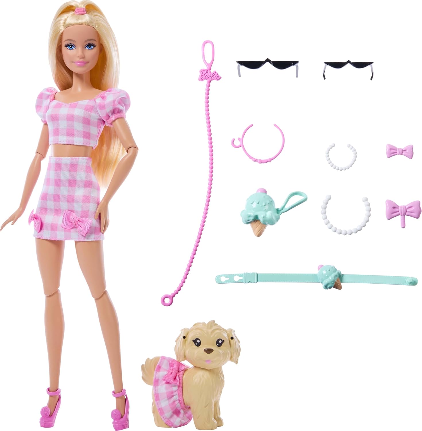 Set bambola Barbie TWINNING con cane