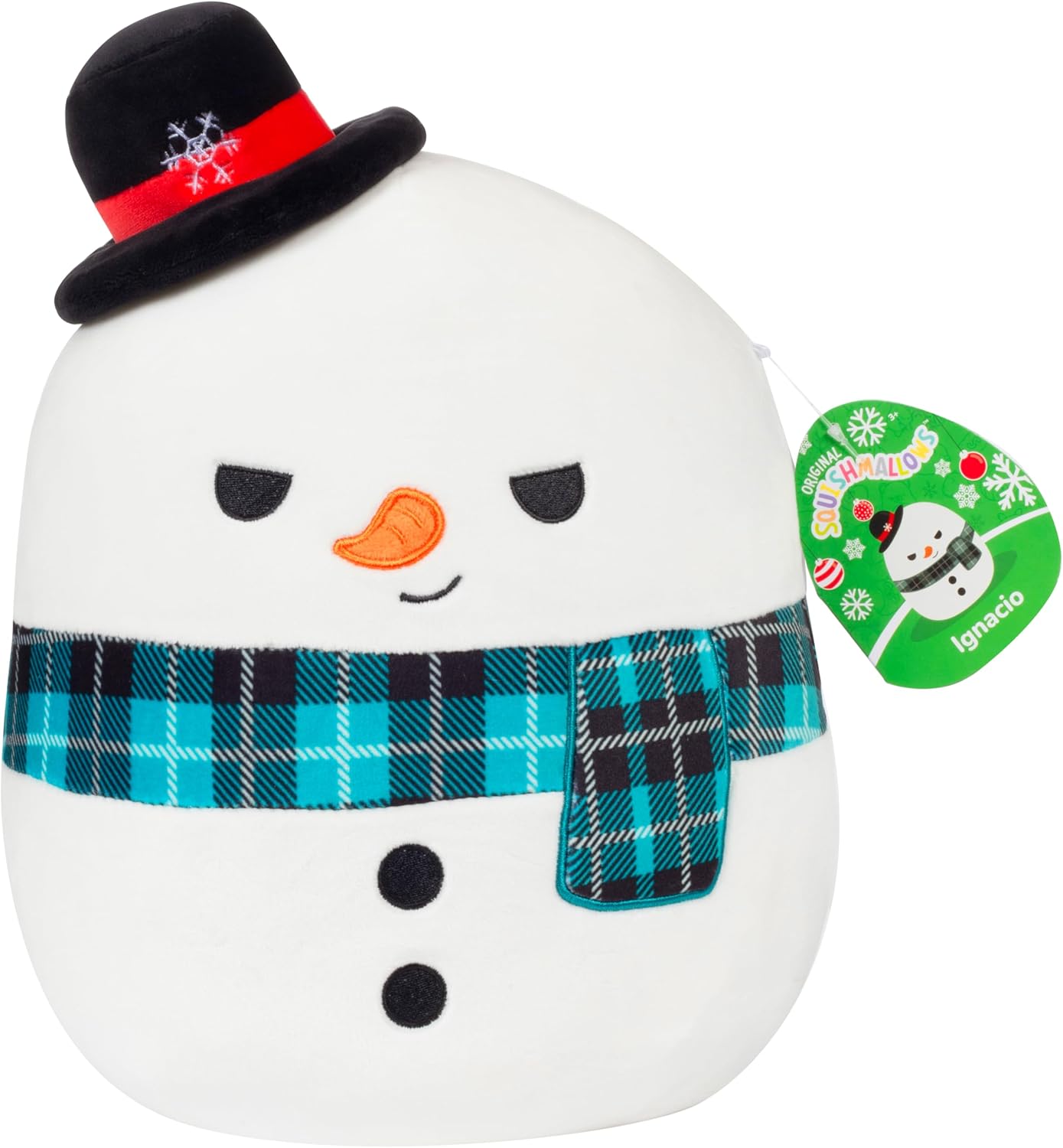 Squishmallows Weihnachten Ignacio der Schneemann