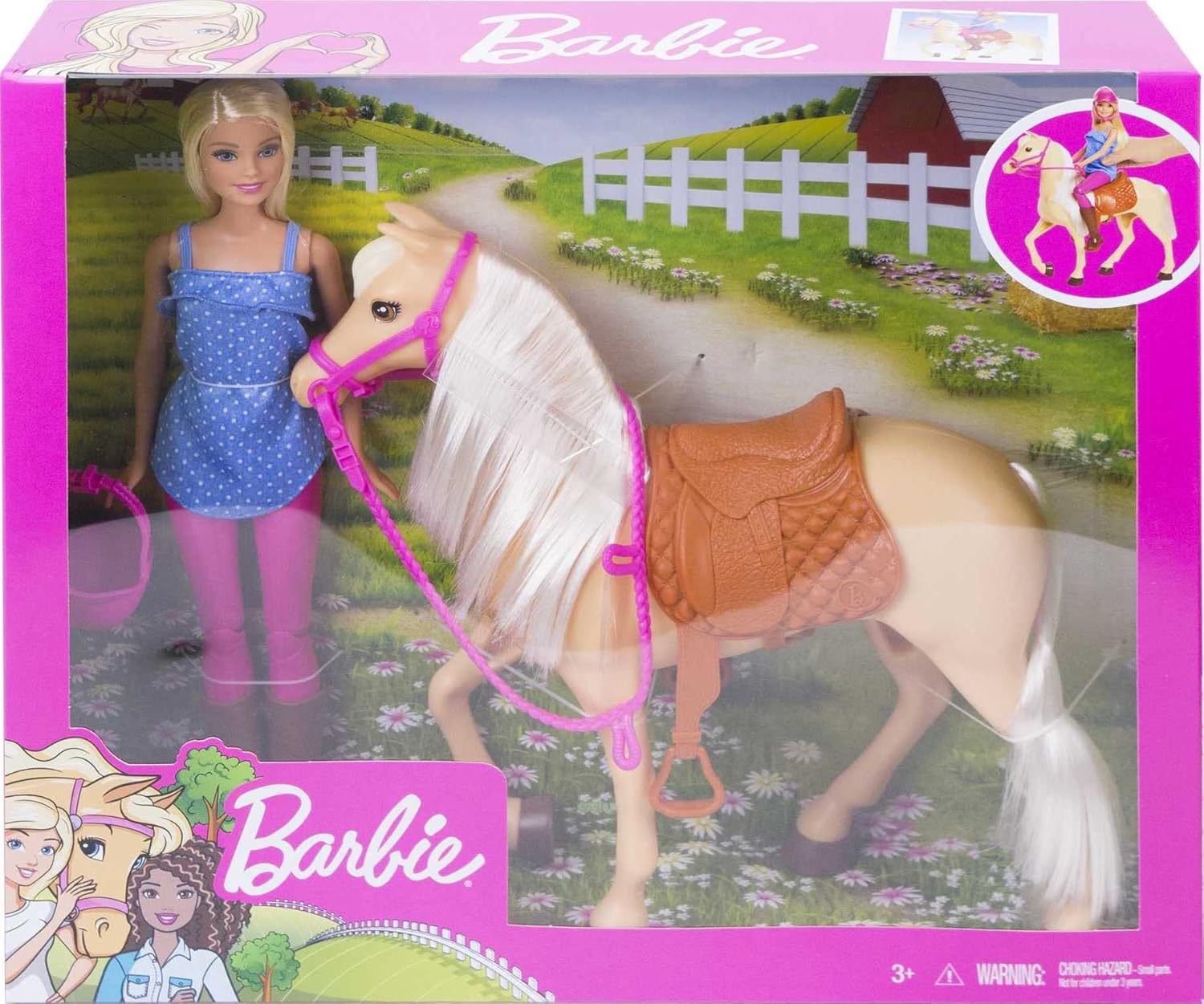 Barbie et son beau cheval