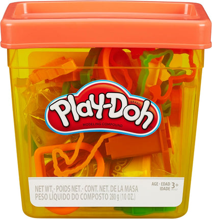 Play-Doh Fun Tub-Set mit 19 Zubehörteilen, 5 Farben und wiederverwendbarem Aufbewahrungsbehälter ab 3 Jahren