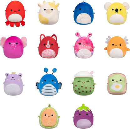 Squishmallows Micromallows Plüsch-Regenbogen, 14er-Pack
