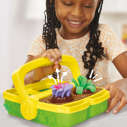 Play-Doh Blooming Flower Garden Spielset, von der Natur inspiriertes Kunst- und Bastelspielzeug für Kinder ab 3 Jahren