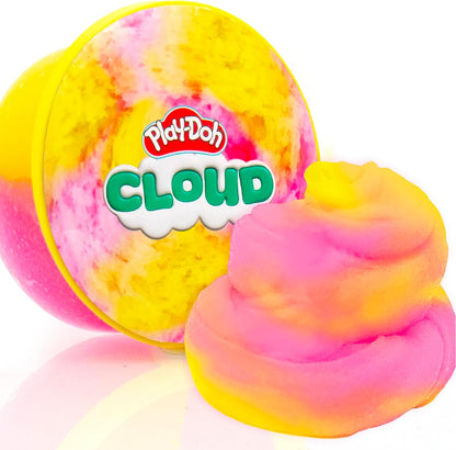 Play-Doh Cloud, Pink & Gelb, Limonadenduft, Einzeldose 170 g