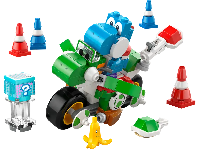 Mario Kart – Ensemble de courses de motos Yoshi (72031)