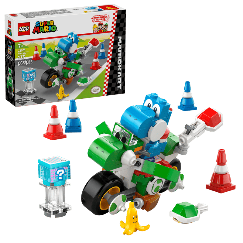 Mario Kart – Ensemble de courses de motos Yoshi (72031)