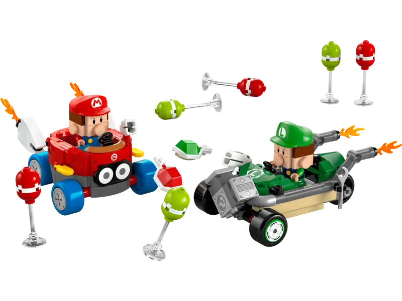 Mario Kart – Ensemble de course Baby Mario contre Baby Luigi (72034)