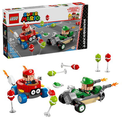 Mario Kart – Ensemble de course Baby Mario contre Baby Luigi (72034)
