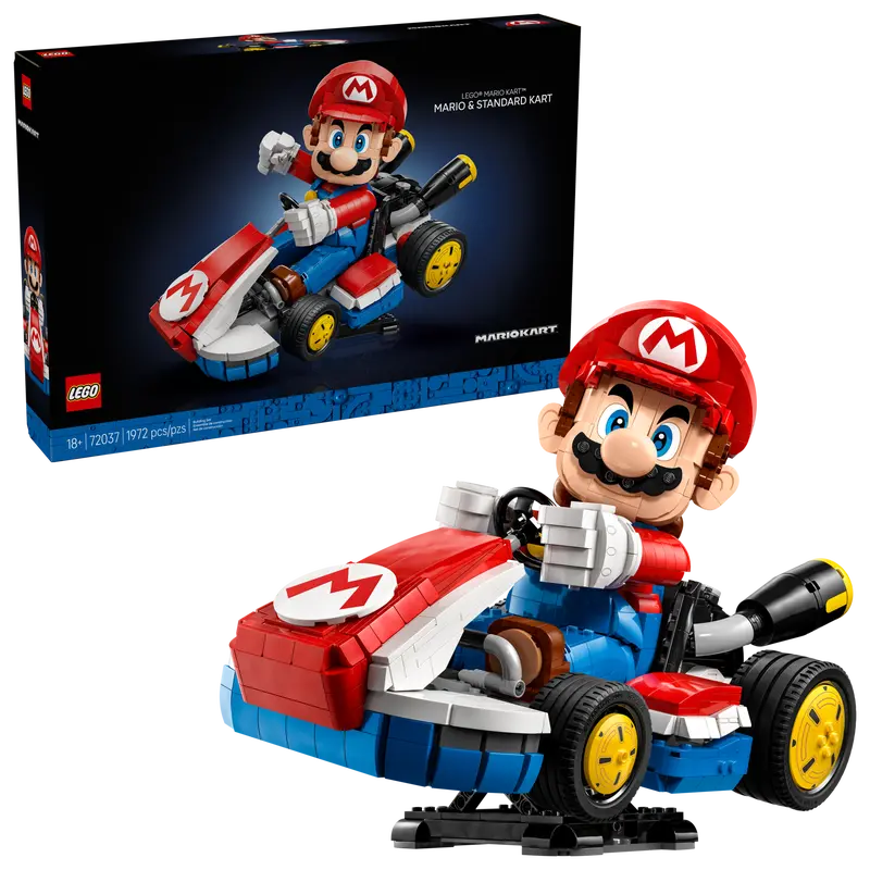 Mario Kart – Mario & Standard Kart-Ausstellungsmodell (72037)