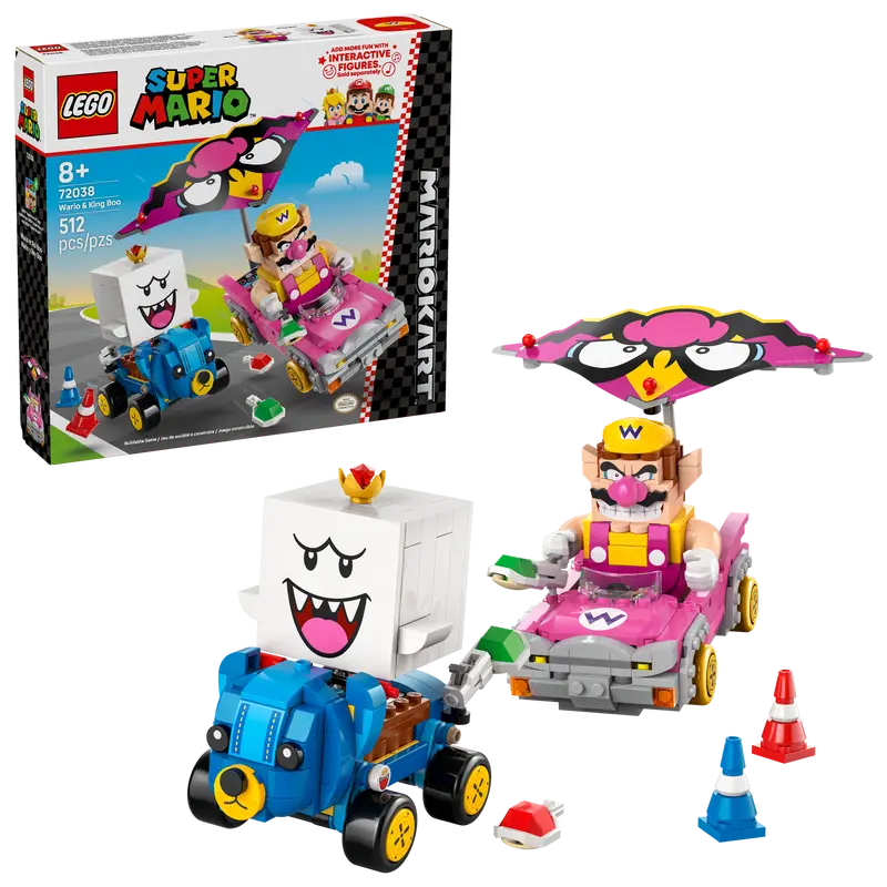 Mario Kart – Ensemble de course Wario et King Boo (72038)