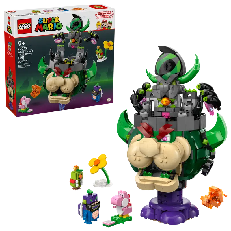 Ensemble de combat Prince Florian et Château Bowser (72042)