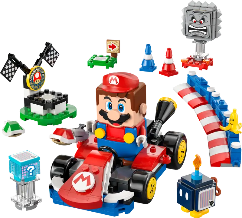 Mario Kart – Interaktives Mario- und Standard-Kart-Set (72043)