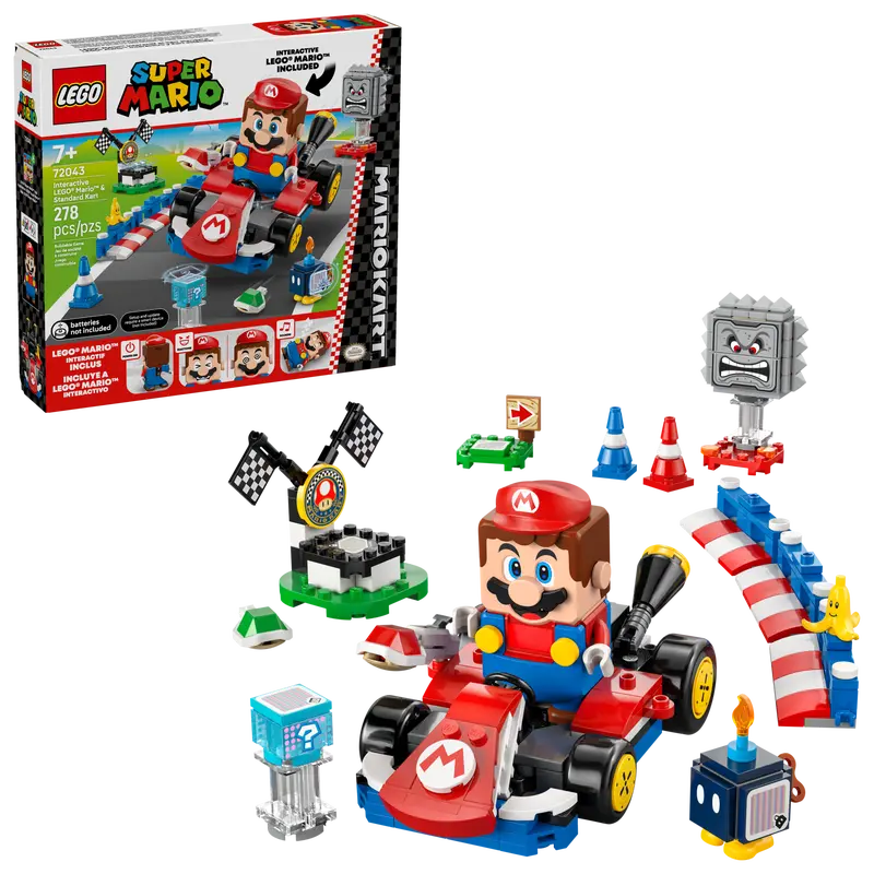 Mario Kart – Interaktives Mario- und Standard-Kart-Set (72043)