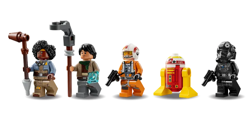TIE & X-Wing Starfighter Bauset (75393)