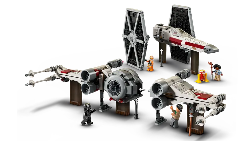TIE & X-Wing Starfighter Bauset (75393)
