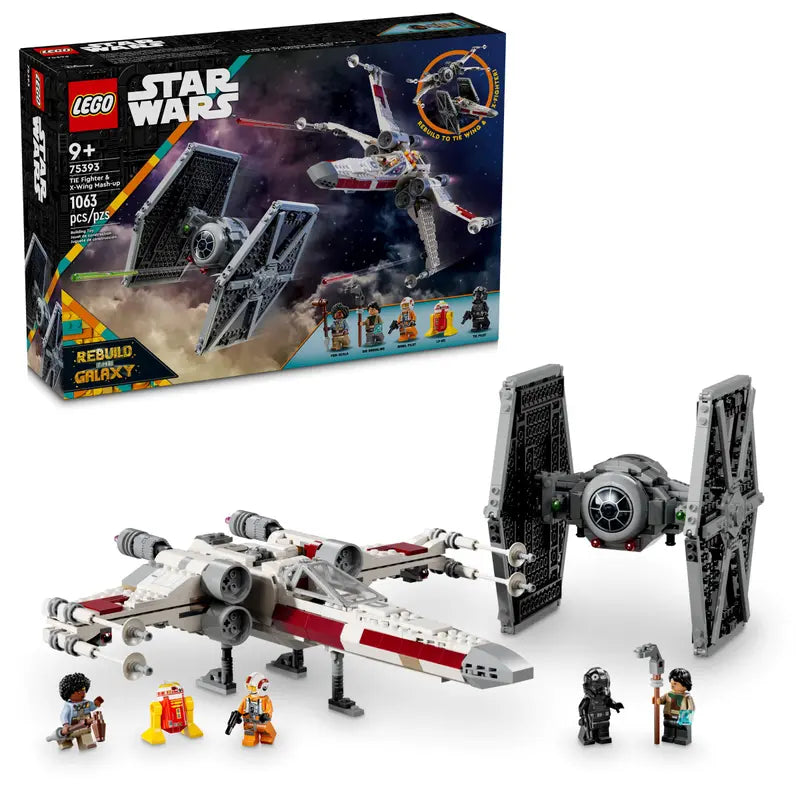 TIE & X-Wing Starfighter Bauset (75393)