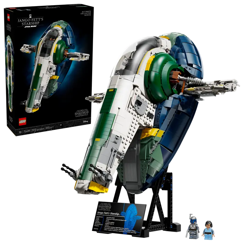 Jango Fetts Raumschiff der Firespray-Klasse (75409)