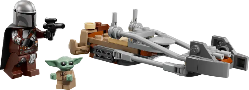 La speeder bike del Mandalorian e di Grogu (75436)