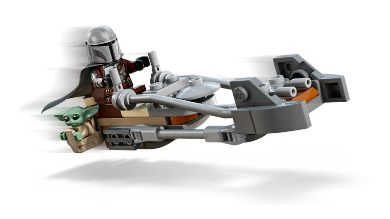 La speeder bike del Mandalorian e di Grogu (75436)